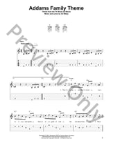 Addams Family Theme Guitar and Fretted sheet music cover